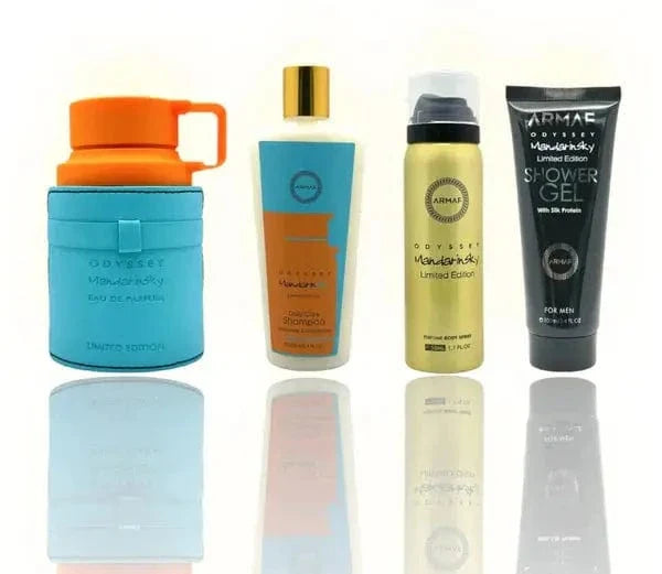 Odyssey Mandarin Sky By Armaf For Men (4pc Gift Set)